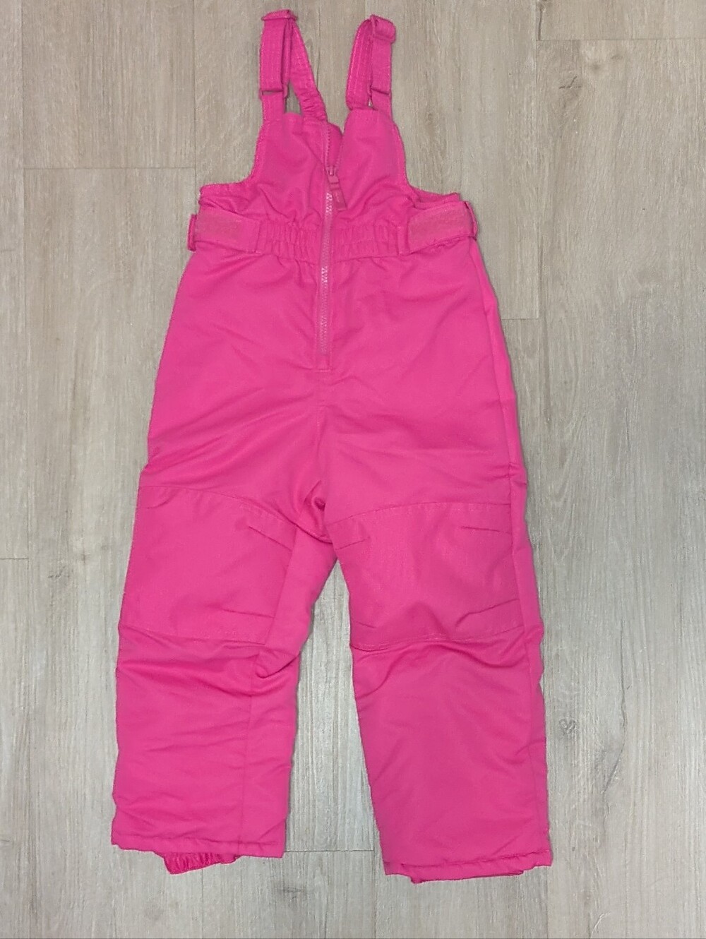 Cat & Jack Toddler Girls Pink Insulated One Piece Snow Bib Ski Pants 4T